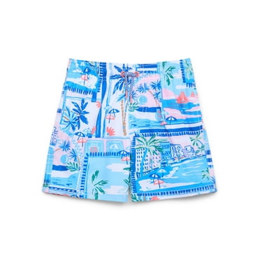 Wonder Nation Boys Quick Dry Stretch Swim Trunks with UPF 50 , Sizes 4-18 & Husky