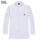 thumbnail image 2 of Delantal de la cocina de la manga larga del chef uniforme con los bolsillos delanteros Butcher Professional Home Supplies Sweat Bands for Grill Restaurant White 3XL kenally LF000324-11, 2 of 7