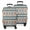 Blue And Orange-1, variant on Black Turquoise and Gray Floral Pattern Luggage Cover Fashion Suitcase Cover Baggage Covers Fit 25-28 Inch Luggage (Go Travel)