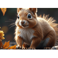 thumbnail image 4 of Adorable Squirrel Design Backdrop Banner Decorative Party Supplies Background for Fall Festivals Outdoor Gatherings Photo Booths and Autumn Celebrations, 4 of 7