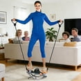 thumbnail image 5 of Rock Stepper Step Side-to-Side Lateral Rocking Fitness Stepper with Digital Monitor/Resistance Bands Machine for Home Workout(Purple), 5 of 12