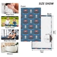thumbnail image 2 of Pirate Ship Skull Pattern Bath Towel 100% Cotton Soft Thick High Absorbency Hand Face Towel Single Pack 16x28in, 2 of 7