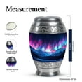 thumbnail image 2 of KARYLIZ Aurora Borealis Mini Urns For Ashes - Large Urns For Human Ashes Adult - Small Urn For Ashes For Women - Keepsake Urns For Human Ashes - Cremation Urns For Human Ashes Combo Of 10" & 3" 1 Pcs, 2 of 2
