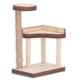 thumbnail image 3 of Dollhouse Mini Cat Climbing Frame, Lifelike Multipurpose Toy For 1:12 Dollhouse With Exquisite Detail Design, 3 of 8