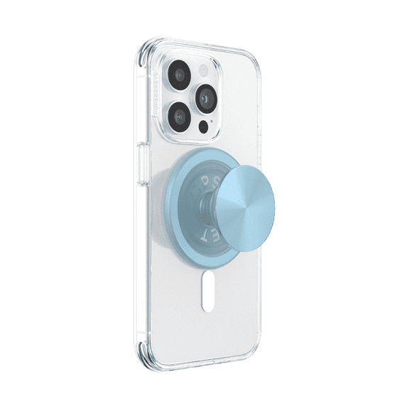 PopSockets Phone Grip for MagSafe, Magnetic Holder, Phone Stand, Light Blue - Blue Sigh