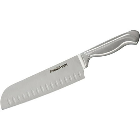 Farberware Stainless Steel 7" Hollow Handle Santoku Knife