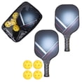 thumbnail image 3 of ANGGREK Paddle Ball Kit,1Set Portable Pickleball Paddle Set Lightweight Racket Ball Kit With Racket Cover Bag,Pickleball, 3 of 8