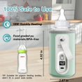 thumbnail image 2 of Portable Bottle Warmer, USB Bottle Warmer for Breastmilk and Formula with LCD Display, Fast and Accurate Heating of Baby Bottle Warmer for Car and Travel(Green), 2 of 7