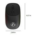 thumbnail image 2 of PURCOLT Wireless Mouse 2.4G Noiseless Mouse With USB Receiver Portable Computer Mice For Desktop Computer Laptop on Clearance, 2 of 4