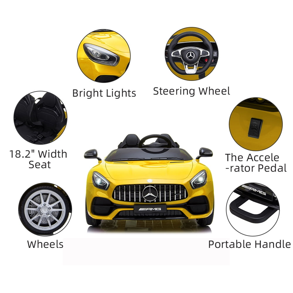 Kepooman Electric Car for Kids Car LZ-920 Dual Drive Battery 12V 2.4G Remote Control, Yellow Kepooman Electric Car for Kids Car LZ-920 Dual Drive Battery 12V 2.4G Remote Control, Yellow