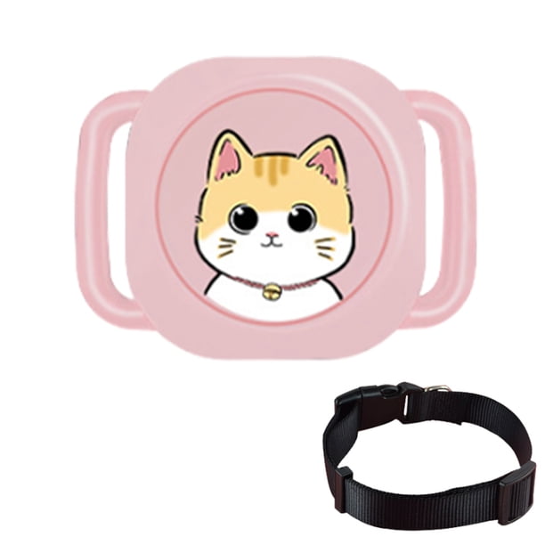 Rastreador Dispositivo Seguimiento GPS Compatible Con Dientes para Gatos Azul