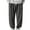 Gray, variant on WREESH Men's Sweatpants Elasticated Waist Lace-Up Pocket Strap Leg Sweatpants and Pants Olive Green