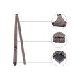 thumbnail image 3 of INSPIRE CHIC Men's Self-Tied Solid Color Formal Slim Ties Coffee, 3 of 5