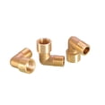 thumbnail image 4 of TOP-MAX Threaded Brass Elbow Connector Female x Male/Female x Female/Male x Male Screwed Fittings Gold, 4 of 5