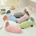 thumbnail image 5 of Monebena 1 Pairs Indoor Thermal Socks, Womens Fleece-Lined Non-Slip Thermal Floor Socks Winter Warm Thicken Fuzzy Socks M01, 5 of 6