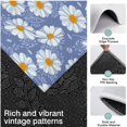 thumbnail image 3 of Blue Daisy Flower Pattern Kitchen Rugs Sets Of 3,Kitchen Runner Rugs Non Skid Washable,Decorative Kitchen Floor Mats for Kitchen,Sink,Laundry,17"x30"+ 17"x47" + 17"x59", 3 of 6