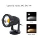 thumbnail image 5 of Lámpara LED COB de 3W para jardín con base, resistente al agua IP65, ideal para interiores y exteriores, color blanco frío, fácil instalación., 5 of 7