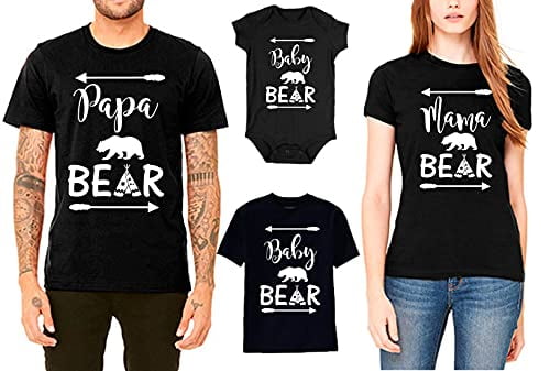 SR Bear Family T-Shirts for Mama Bear 