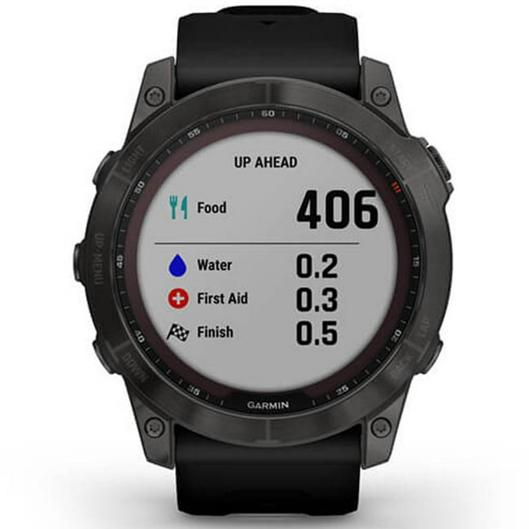 Garmin 010-02541-10 Fenix 7X Sapphire Solar Smartwatch Carbon Gray