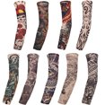 thumbnail image 2 of Running UV Protection Basketball Outdoor Sport Flower Arm Sleeves Tattoo Arm Sleeves Arm Cover Sun Protection 8, 2 of 5