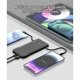 TG90 Cell Phone External Battery Packs 10000mAh Power Bank with Built