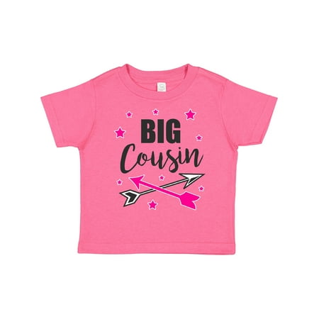 

Inktastic Big Cousin with Arrows and Stars Gift Toddler Toddler Girl T-Shirt