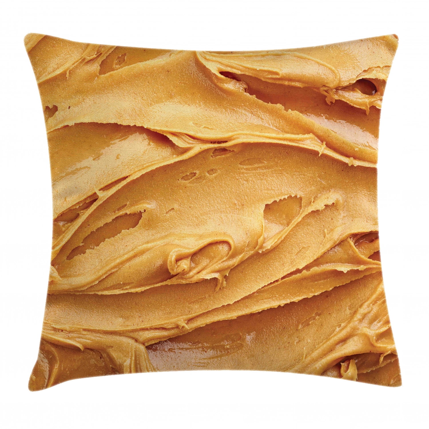 Peanut Butter Throw Pillow Cushion Cover, Creamy Peanut Butter Classic