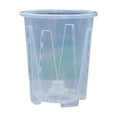thumbnail image 2 of Naked Root Planters - Clear Self Watering Pots with Deep Reservoir and High Drainage Holes - for Indoor Outdoor Plants Flowers Orchids Violets Herbs Succulents(6PC), 2 of 6