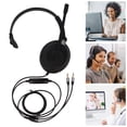 thumbnail image 4 of PC Headset, Soft Headband Dual 3.5mm Plug Telephone Headset Noise Reduction  For Call Centers For Home For Customer Service For Insurance, 4 of 8