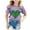 Green, variant on Gerichy Girls Graphic Print T-Shirt St. Patrick's Day Four Leaf Clover Printed Summer Kids Casual Crew Neck Short Sleeve Tops
