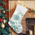 thumbnail image 5 of Coolnut 17.7 Inch Christmas Stockings, 2 PCS Doodle Bird Pattern Presonalized Large Stocking Sock for Family Holiday Xmas Party Decorations, 5 of 7