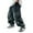 Z03-Black, variant on Baggy Jeans,Boy's Baggy Straight Leg Denim Pants Loose Vintage Cargo Jeans with Pockets,Size 5-6 Years