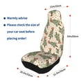 thumbnail image 6 of Haiem Cowboy Christmas Trees Printed Car Seat Covers Set of 2, Universal Fit Car Seat Covers,Protective Seat Covers,Comfortable Car Seat Covers, Easy Installation Seat Covers, 6 of 9