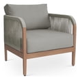 thumbnail image 1 of Meridian Furniture Chaise de Patio Extérieure en Tissu Résilient Gris Maui, 1 of 8
