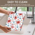 thumbnail image 4 of Placemat, Pioneer Flower Floral Print Pattern Place Mats Table Mat Set Of 2, PVC Washable Placemats for Party Kitchen Dining Decoration, 18x12 Inch, Fade Resistant, 4 of 6