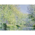 thumbnail image 2 of Monet, Claude 14x12 White Modern Wood Framed Museum Art Print Titled - The Epte River near Giverny, 2 of 4