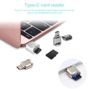 1Pc Type C Card Reader Mini Metal USB 3 1 Micro Secure Digital TF Memory Type C Card Reader OTG Adapter