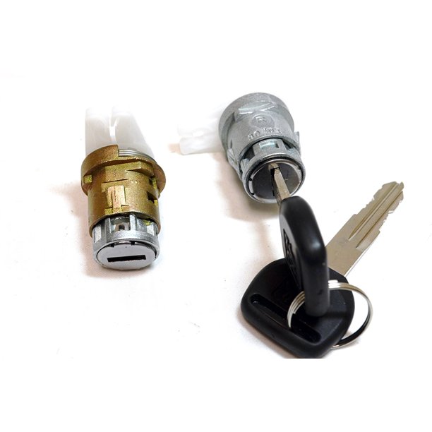 DLC31 Door Lock Cylinders, 2 Cylinders with Keys By PT Auto