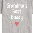 thumbnail image 3 of Instant Message - Grandma Heart Best Buddy - Toddler & Youth Short Sleeve Graphic T-Shirt, 3 of 6