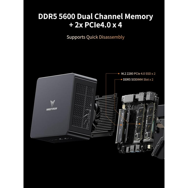 【新品】MINISFORUM UM890 Proミニpc(64+1TB) Minisforum mini PC UM890 Pro
