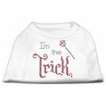 thumbnail image 1 of I'm The Trick Rhinestone Dog Shirt White Med (12), 1 of 1