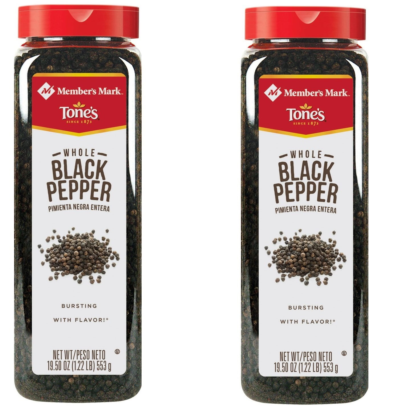 Kirkland Signature Black Pepper with Grinder, 6.3 oz, 2count Walmart
