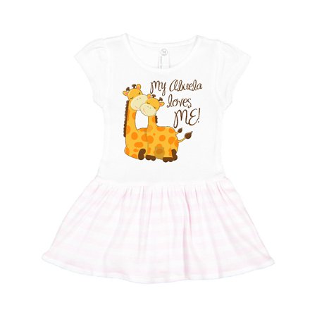 

Inktastic My Abuela loves me! Gift Toddler Girl Dress