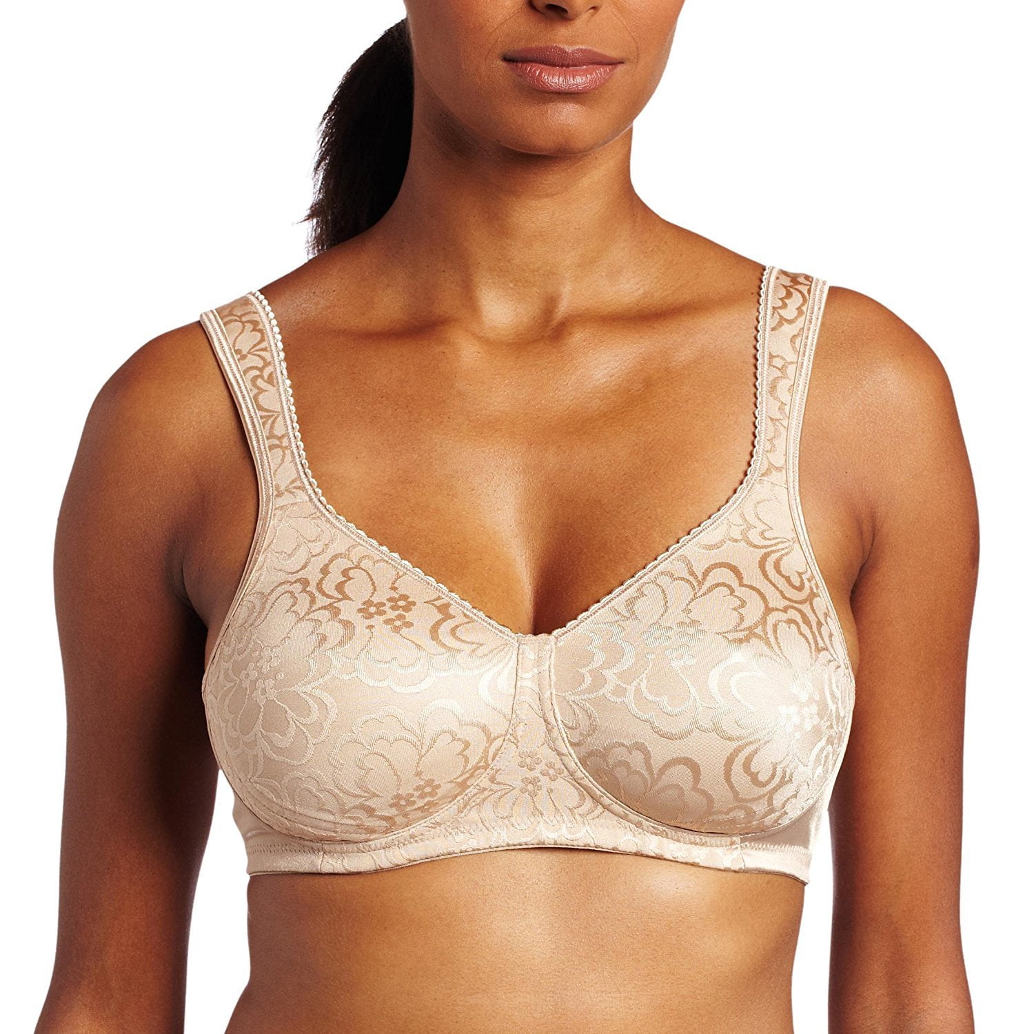 Playtex 18 Hour Ultimate Lift Support Wirefree Bra_Nude_42DD Pack of 2 