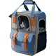 thumbnail image 5 of Mochila transportadora para mascotas Veeki, arnés para mochila para gatos y cachorros para viajes de senderismo al aire libre con correa de malla ventilada con tela Oxford de alta, 5 of 5