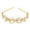 A, variant on Soumake Golden Hollow Leaf Hair Hoop Elastic Metal Headband Decorative Women Thin Headdress Hair Accessories