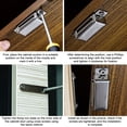 thumbnail image 5 of Pcs Magnetic Door Catch, Stainless Steel Drawer Magnet Catch Cupboard Door Magnets with Screws, Small Cabinet Door Magnetic Closer for Furniture Cabinet Bathroom Kitchen Door, 5 of 7