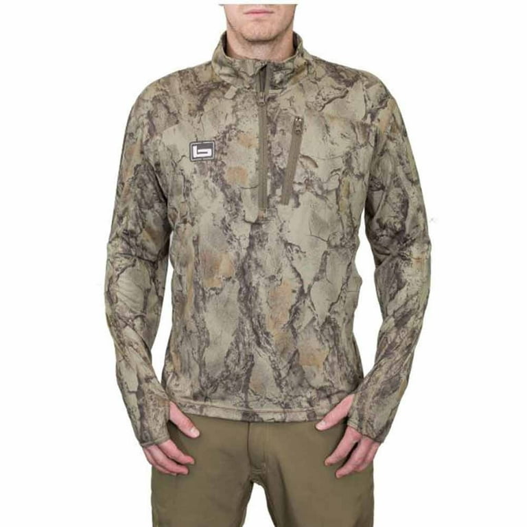 Banded Tec Stalker Quarter Zip Pullover Timber Medium