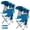 Blue, variant on SUNSPIRE Black Portable Camping Chair with 4-Can Cooler, Cushioned Seat and Back, Side Pockets and Cup Holder, Includes Carry Bag, Ideal for Camping, Tailgating, Firepits, Patio and Outdoor Use