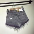 thumbnail image 5 of female fashion casual summer cool women denim booty Shorts high waists fur-lined leg-openings Big size sexy short Jeans, 5 of 6